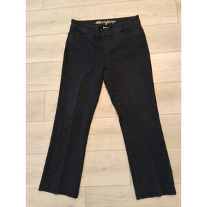 Lee Style Up You Are Gorgeous Womens Dark Blue Jeans - Size 12P